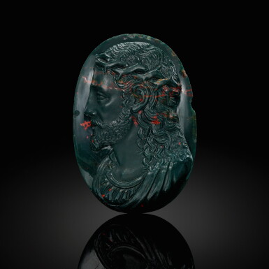 View full screen - View 1 of Lot 229. Cameo with Christ.