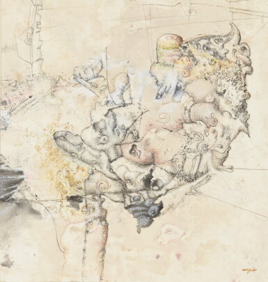 View full screen - View 1 of Lot 255. Christian d'Orgeix | Sans Titre.