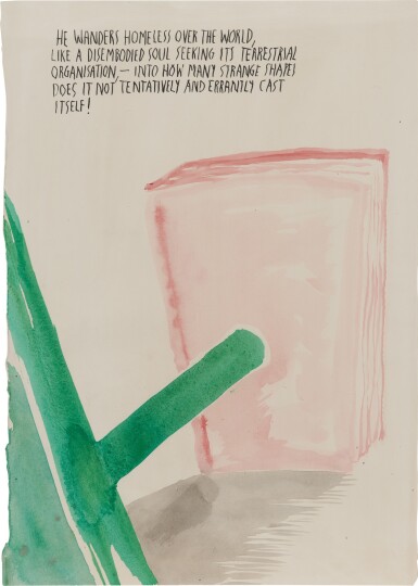 View full screen - View 1 of Lot 24. He wanders homeless over the world.