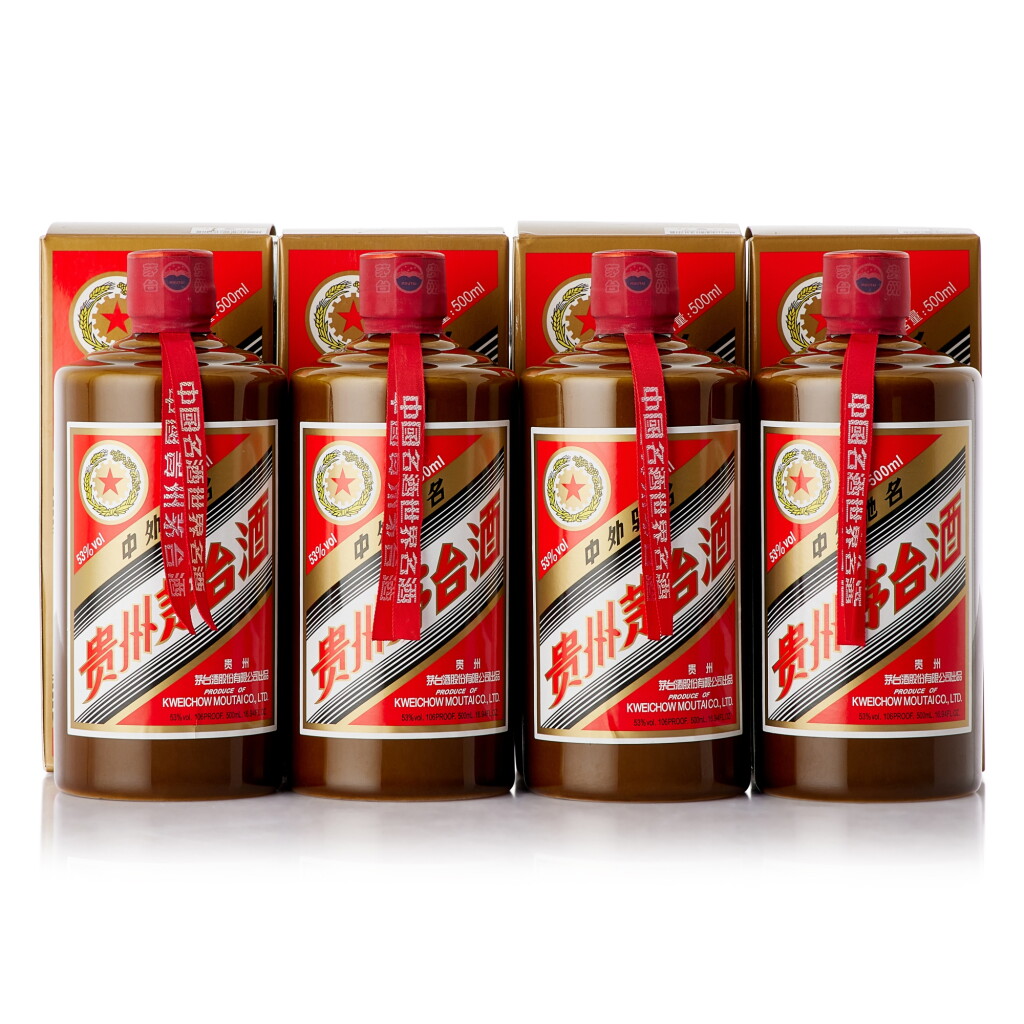View full screen - View 1 of Lot 9467. "五星牌"貴州茅台酒 - 金字陳釀 Kweichow Five Star Moutai Extra MV (4 BT50).