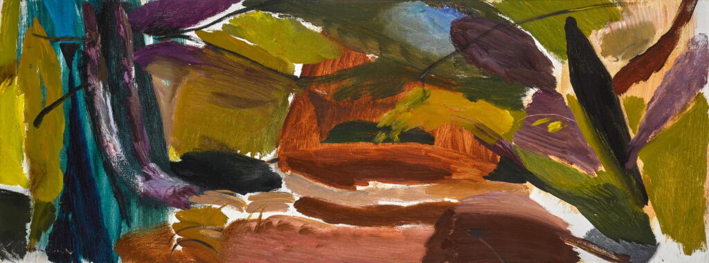 View full screen - View 1 of Lot 139. IVON HITCHENS | ARCHED TREES UPWARD AND INWARD MOVEMENT.