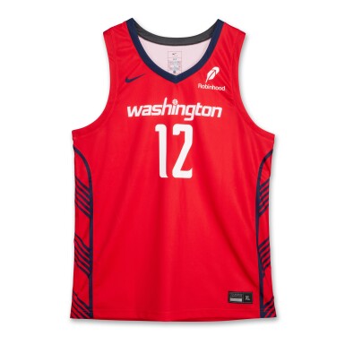 View full screen - View 1 of Lot 4. Tre Johnson Washington Wizards 2025 NBA Summer League Game Worn Jersey | NBA 2K26 Summer League Debut .
