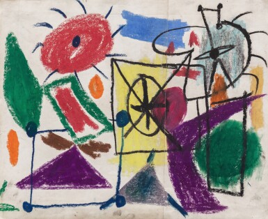 View full screen - View 1 of Lot 33. Untitled (recto); Untitled (verso).