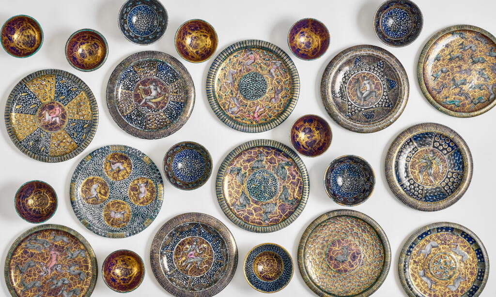 View full screen - View 1 of Lot 192. An Important Service of Twenty-Four Plates and Bowls for Jeanne Lanvin, Paris.