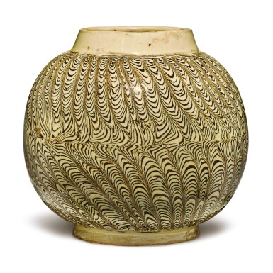 View full screen - View 1 of Lot 706. A RARE MARBLED JAR, NORTHERN SONG DYNASTY.