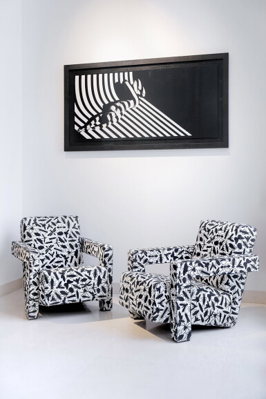 View full screen - View 1 of Lot 116. Pair of Utrecht insect armchairs, 2008-2009.