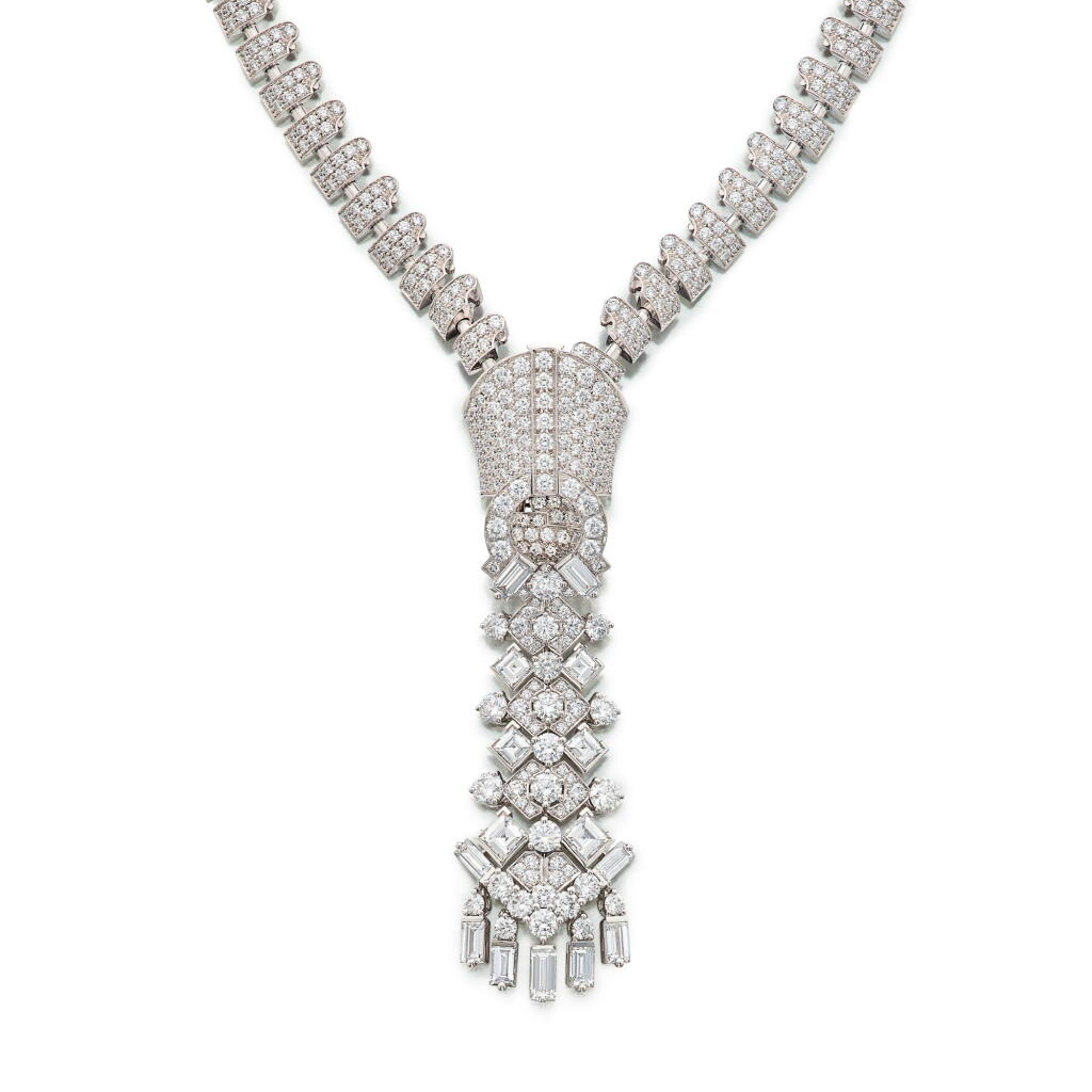 全萤幕检视 - 查看168Diamond 'Zip Couture' Necklace, France的1