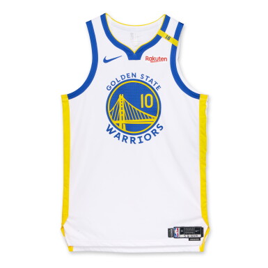 View full screen - View 1 of Lot 91. Jimmy Butler Golden State Warriors 2025 NBA Playoffs Western Conference Semifinals Game Worn Association Edition Jersey | Game 2.