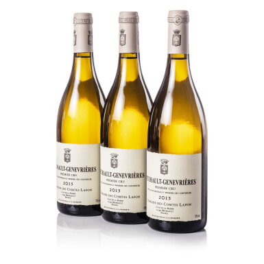 View full screen - View 1 of Lot 469. Meursault, Les Genevrières 2015 Domaine des Comtes Lafon (3 BT).