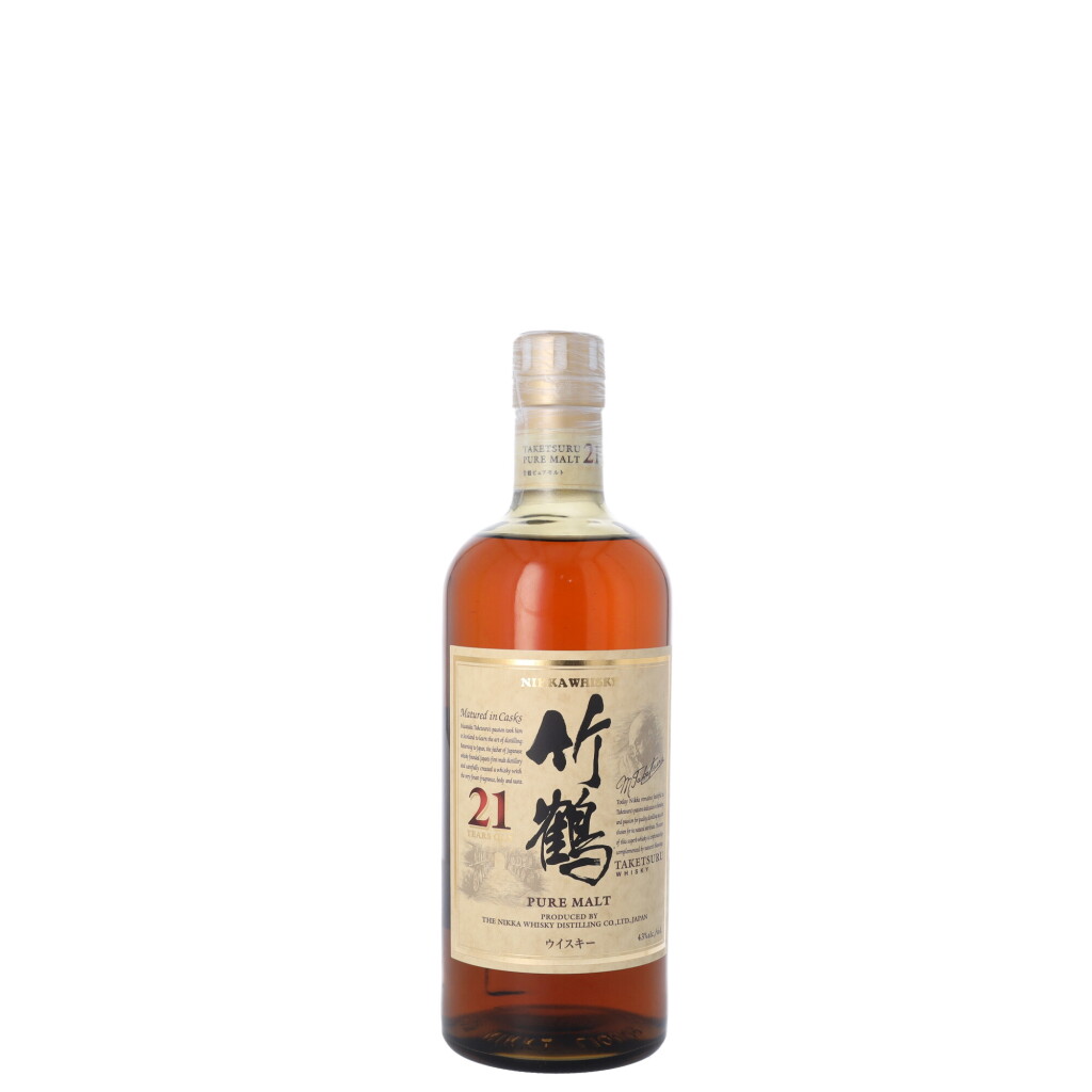 View full screen - View 1 of Lot 131. Nikka 21 Year Old Taketsuru Pure Malt 43.0 abv NV (1 BT75).