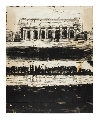 View full screen - View 1 of Lot 22. Untitled (Monument on River).