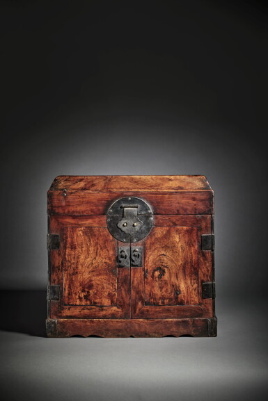 View full screen - View 1 of Lot 194. A 'huanghuali' seal chest (Guanpixiang), 17th century.