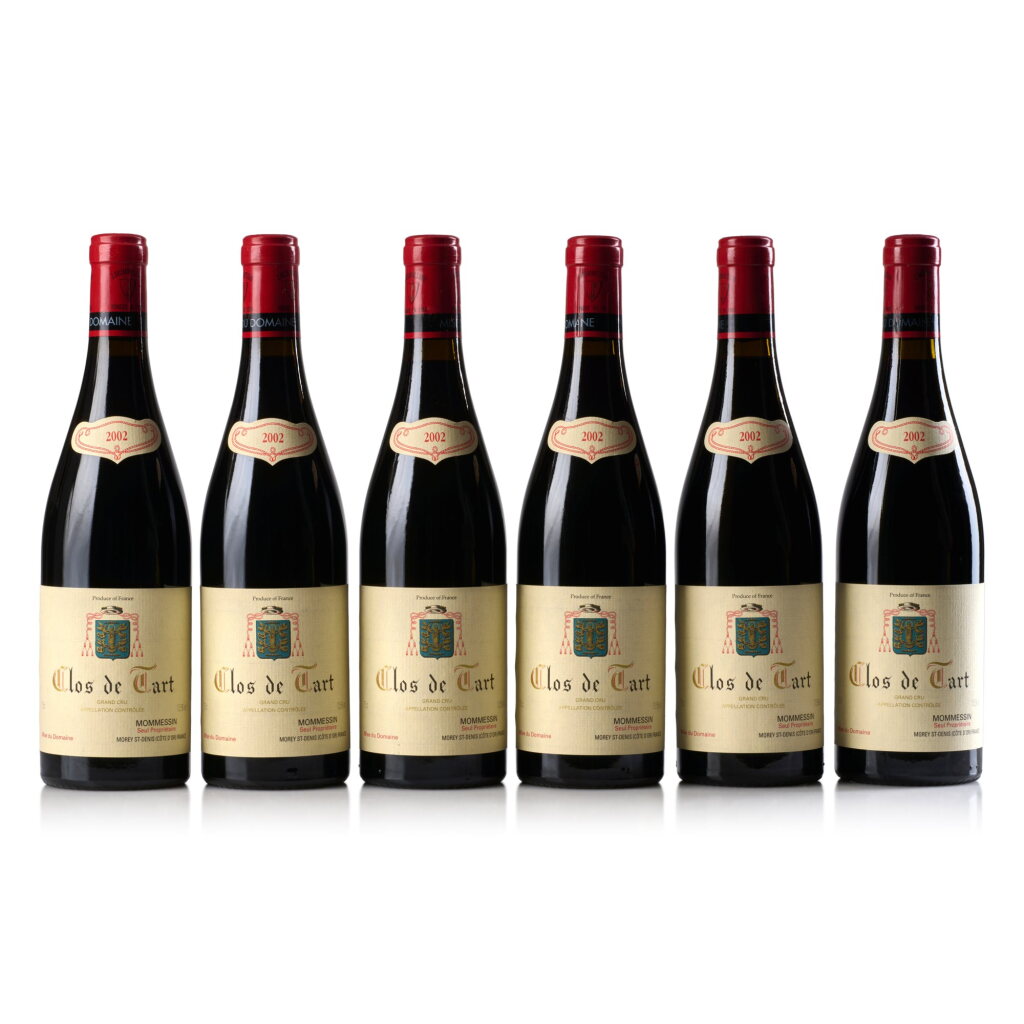 View full screen - View 1 of Lot 201. Clos de Tart 2002 Mommessin (6 BT).