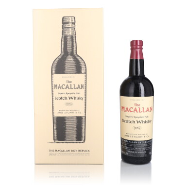 View full screen - View 1 of Lot 34. The Macallan 1876 Replica 40.6 abv NV (1 BT75).