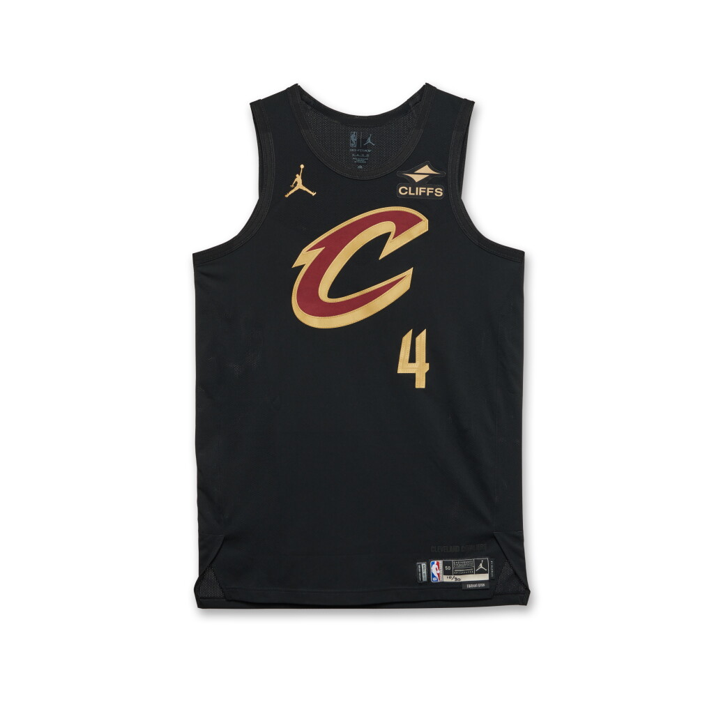 View full screen - View 1 of Lot 185. Evan Mobley Cleveland Cavaliers 2024-2025 Game Worn Statement Edition Jersey | Double-Double.