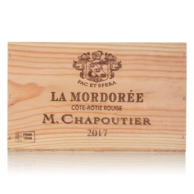 View full screen - View 1 of Lot 200. Côte Rôtie, La Mordorée 2017 Chapoutier (6 BT).