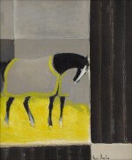 Cheval dans son écurie