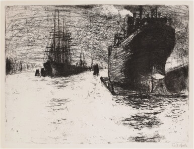 View full screen - View 1 of Lot 107. Hamburg, Reiherstiegdock (S./M. R 145).