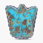 Impressive Turquoise, Sapphire and Diamond 'Talisman' Brooch