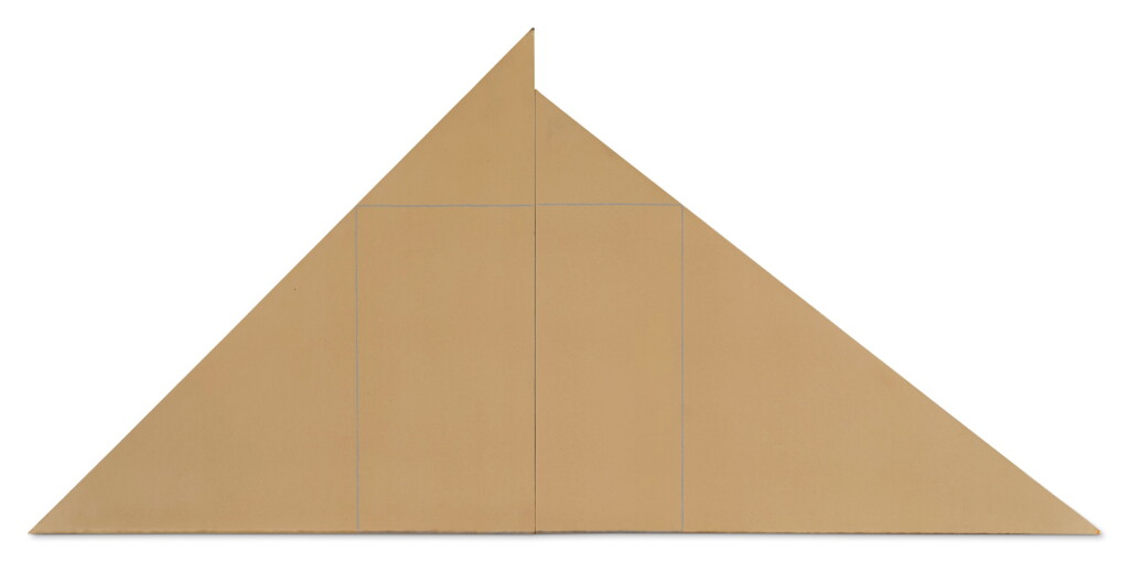 View full screen - View 1 of Lot 99. A Square Within Two Triangles.