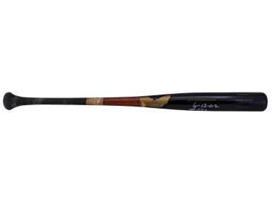 View full screen - View 1 of Lot 60. 2002 Barry Bonds Game Used & Signed Sam Bonds 2k1 Model Bat Used For Career Home Run #589 On 6/12/02 (Psa/Dna Gu 10 & Bonds Loa).