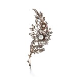 Diamond brooch