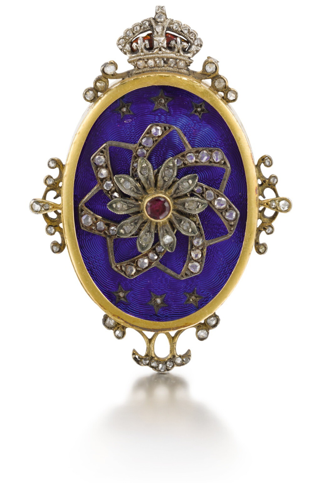 View full screen - View 1 of Lot 69. SWISS | A GOLD, ENAMEL, DIAMOND AND RUBY-SET AUTOMATON PENDANT MADE FOR THE CHINESE MARKET CIRCA 1880.