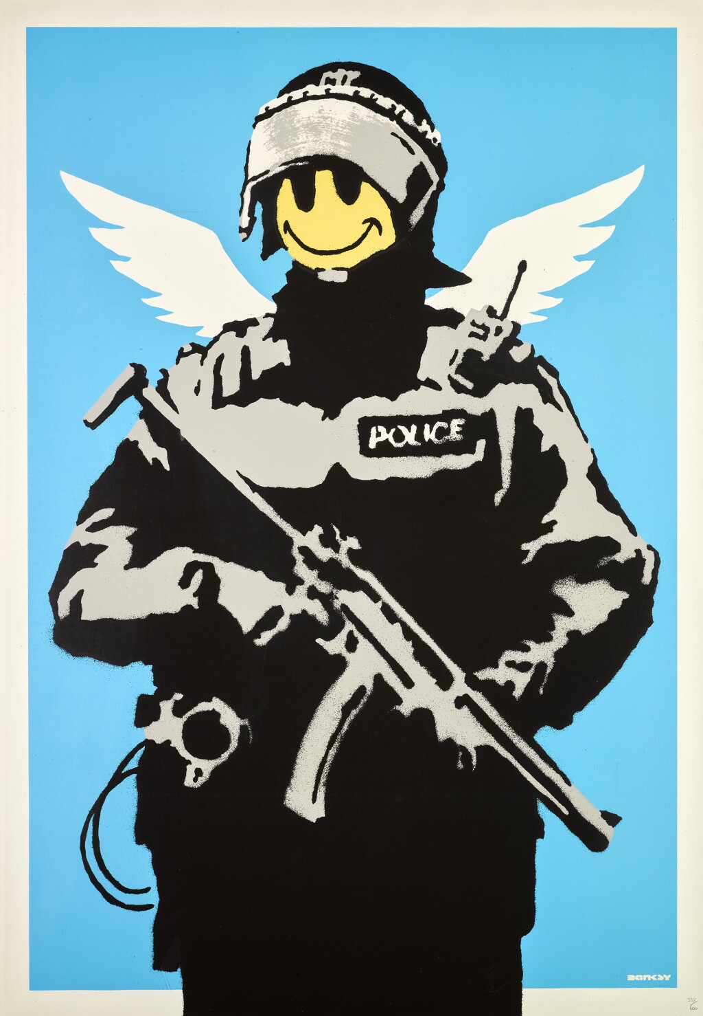 View full screen - View 1 of Lot 7. BANKSY | FLYING COPPER.