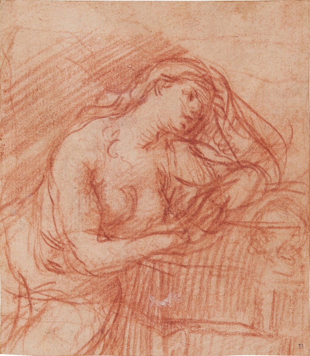 View full screen - View 1 of Lot 419. Mary Magdalene in penitence.
