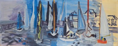 View full screen - View 1 of Lot 264. Régates à Deauville.