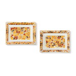 PATEK PHILIPPE | PORCELAINE DE LIMOGES VIDE POCHE 'NANKING CHERRIES' A SET OF TWO PORCELAIN AND ENAMEL DISHES, CIRCA 2008
