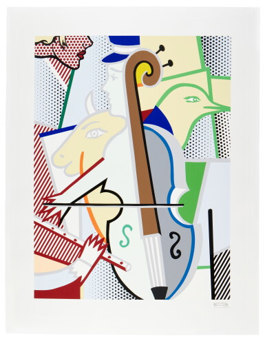 View full screen - View 1 of Lot 542. Cubist Cello.