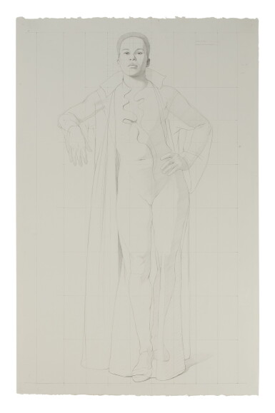 View full screen - View 1 of Lot 278. KURT KAUPER | STUDY NO. 2 FOR DIVA FICTION #11.