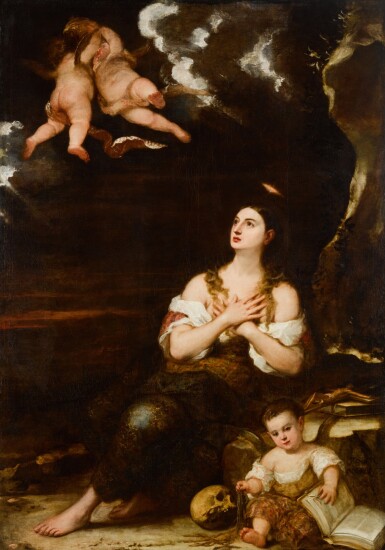 View full screen - View 1 of Lot 19. The Penitent Magdalen.