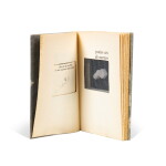 Farce. 1979. Un des 50 exemplaires de luxe (n°12/50). Livre-objet comportant un sucre taillé et grillagé.