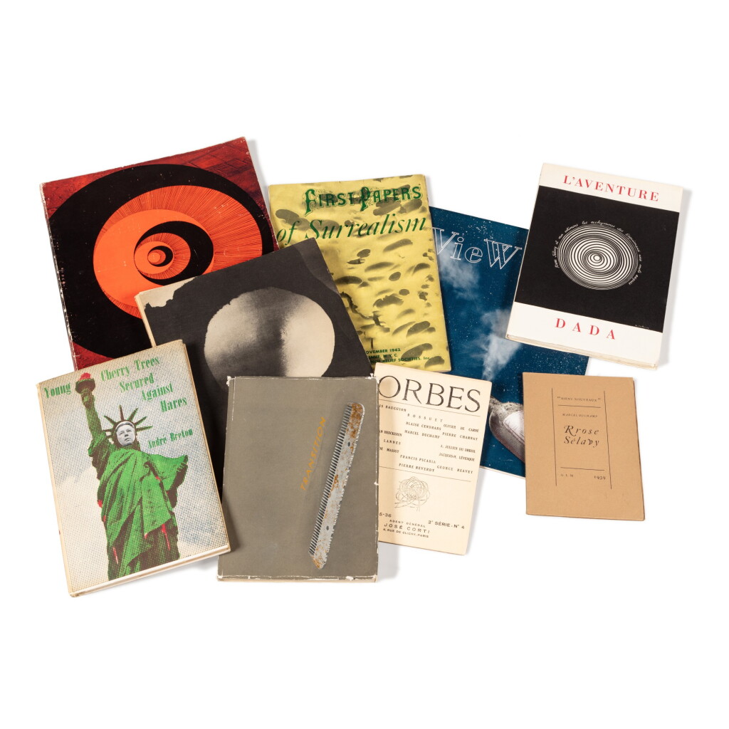 View full screen - View 1 of Lot 61. Lifetime Duchamp books & covers from 1934 to 1957 (9 books).