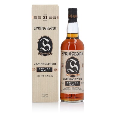 View full screen - View 1 of Lot 431. Springbank 21 Year Old 46.0 abv NV (1 Bottle 70cl).