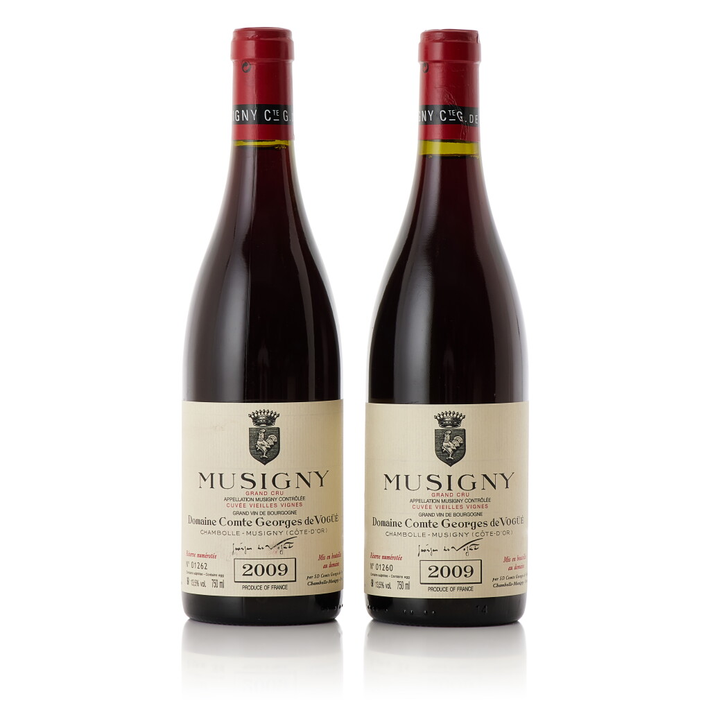 View full screen - View 1 of Lot 5672. Musigny, Cuvée Vieilles Vignes 2009 Comte Georges de Vogüé (6 BT).
