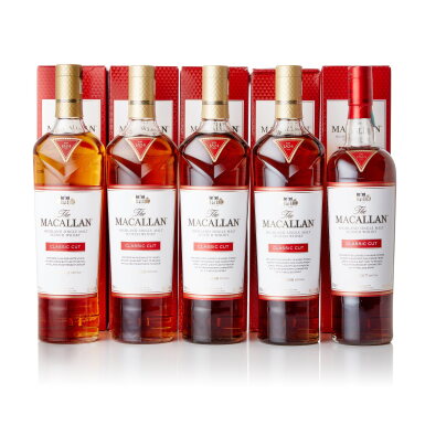 View full screen - View 1 of Lot 1518. The Macallan Classic Cut 2017 - 2021 Editions Mixed Lot (5 BT70).