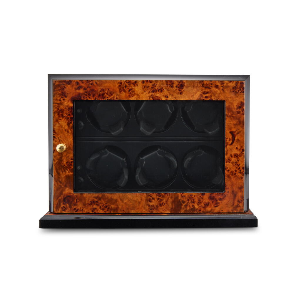 View full screen - View 1 of Lot 463. A six watch winding presentation box .