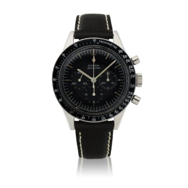 View full screen - View 1 of Lot 186. 'ED WHITE' SPEEDMASTER, REF 105.003-63 STAINLESS STEEL CHRONOGRAPH WRISTWATCH CIRCA 1963.