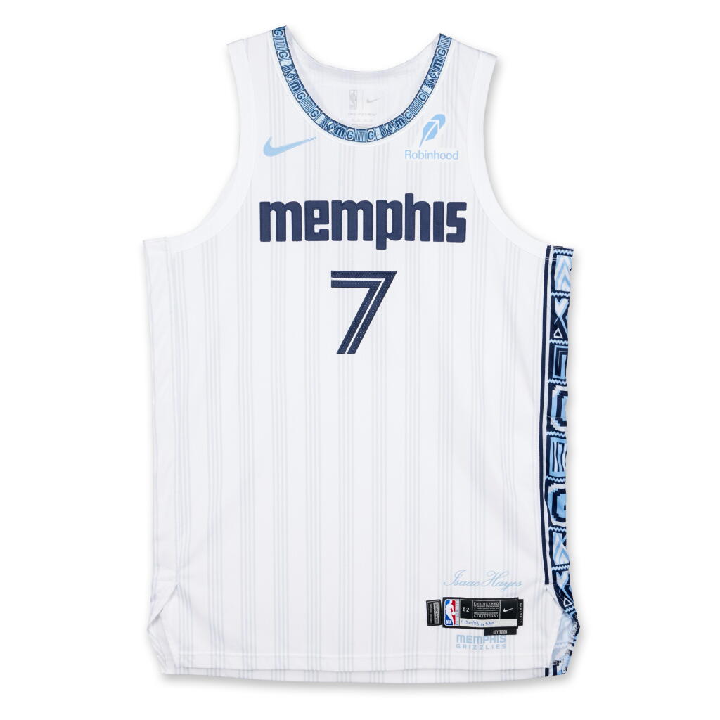 View full screen - View 1 of Lot 22. Santi Aldama Memphis Grizzlies 2025-2026 Game Worn City Edition Jersey.