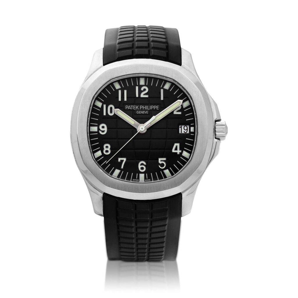 View full screen - View 1 of Lot 8010. Aquanaut, Reference 5167 | A stainless steel wristwatch with date, Made in 2009 | 百達翡麗 | Aquanaut 型號5167 | 精鋼腕錶,備日期顯示,2009年製.