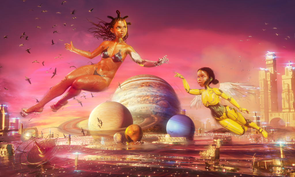 View full screen - View 1 of Lot 16. Creation of My Metaverse (Between this World and the Next).