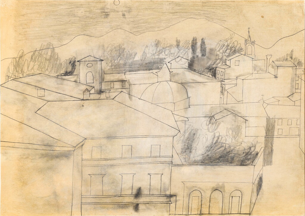View full screen - View 1 of Lot 601. BEN NICHOLSON | FULL MOON, LUCCA, SEPT 1956.