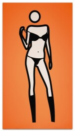 JULIAN OPIE | SARA GETS UNDRESSED