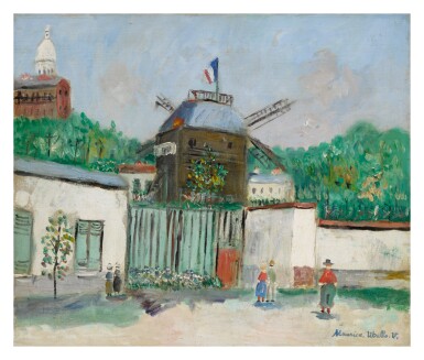 View full screen - View 1 of Lot 160. MAURICE UTRILLO | LE MOULIN DE LA GALETTE.