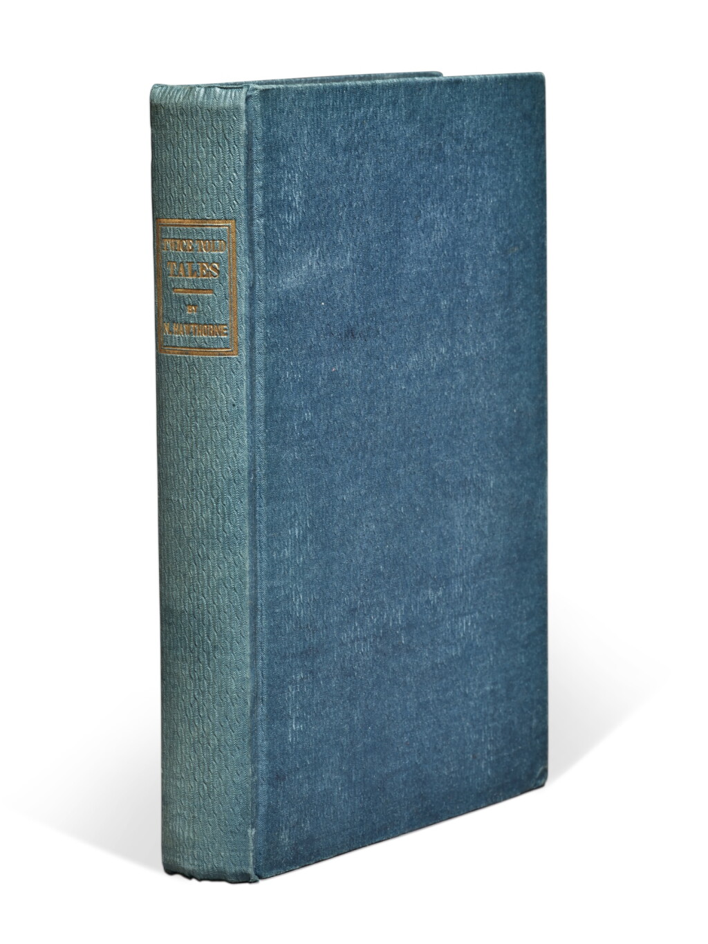 View full screen - View 1 of Lot 1075. Hawthorne, Nathaniel | The Slater-de Berkeley Parsons copy of Hawthorne's second book.