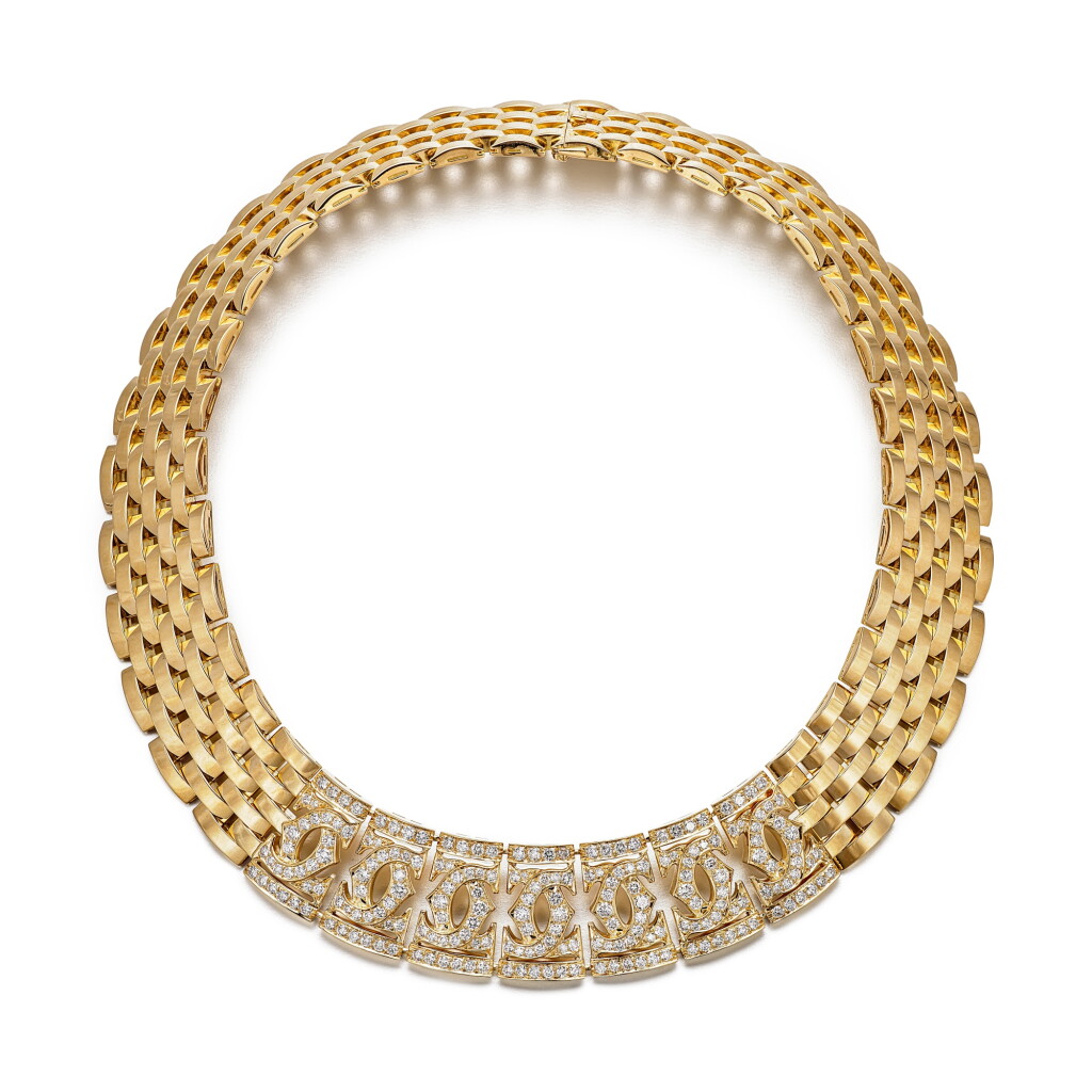 View full screen - View 1 of Lot 1605. Diamond Necklace |卡地亞 | 鑽石項鏈.