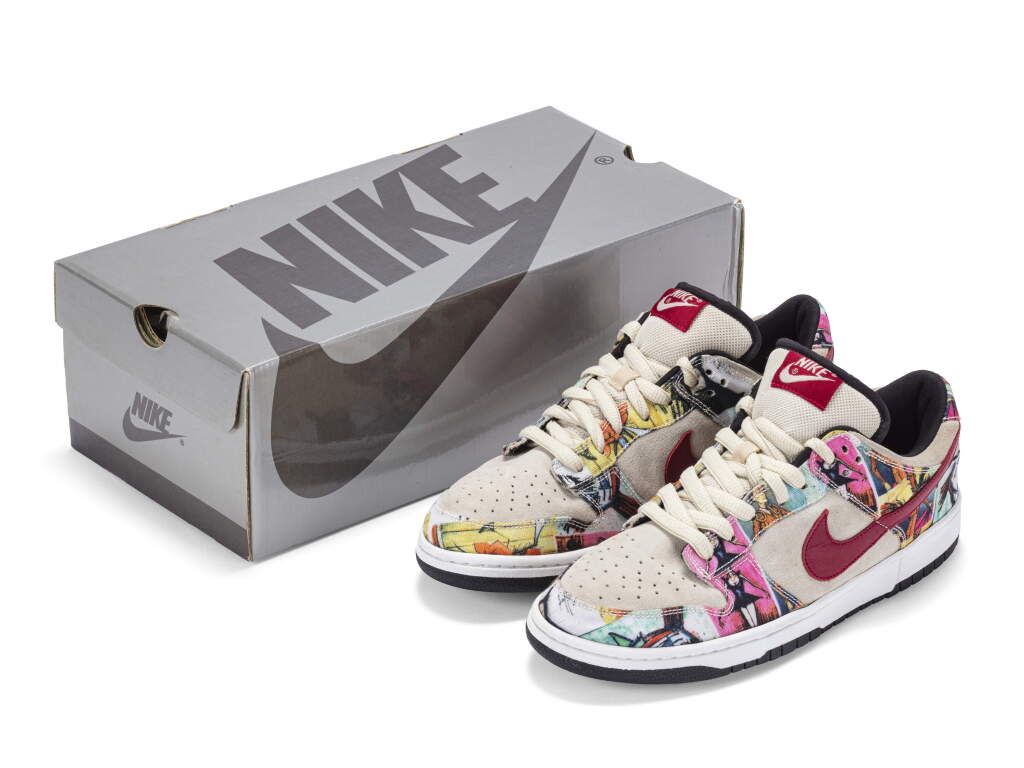 View full screen - View 1 of Lot 38. Nike | SB Dunk Low Paris Bernard Buffet | Size US 9.5 EUR 43.